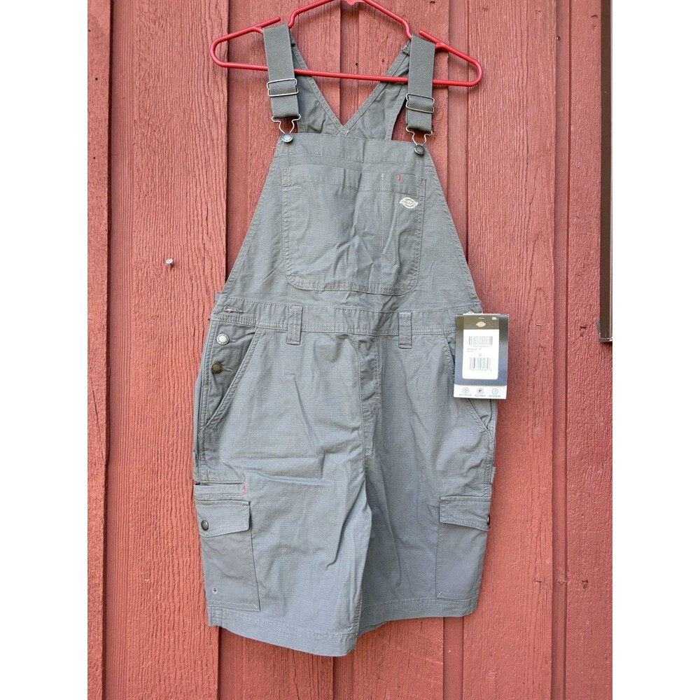 Duluth Ripstop Shorts Overalls Grey Pockets Lightweight Women's Small